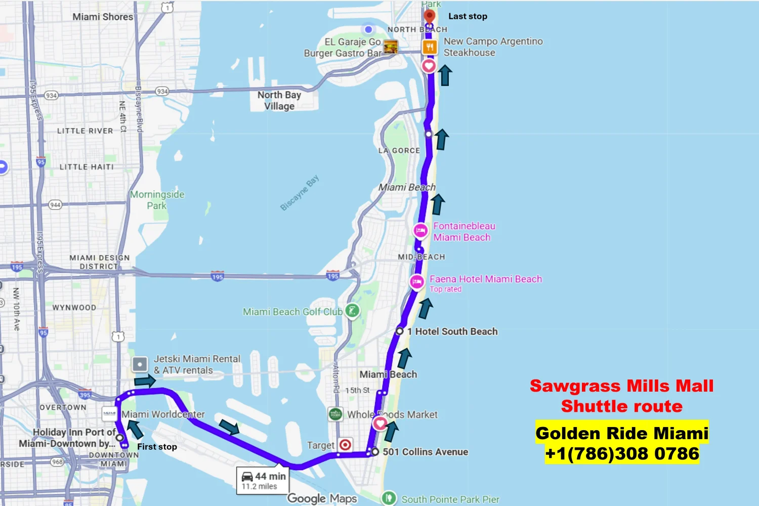Como ir a Sawgrass desde Miami Beach