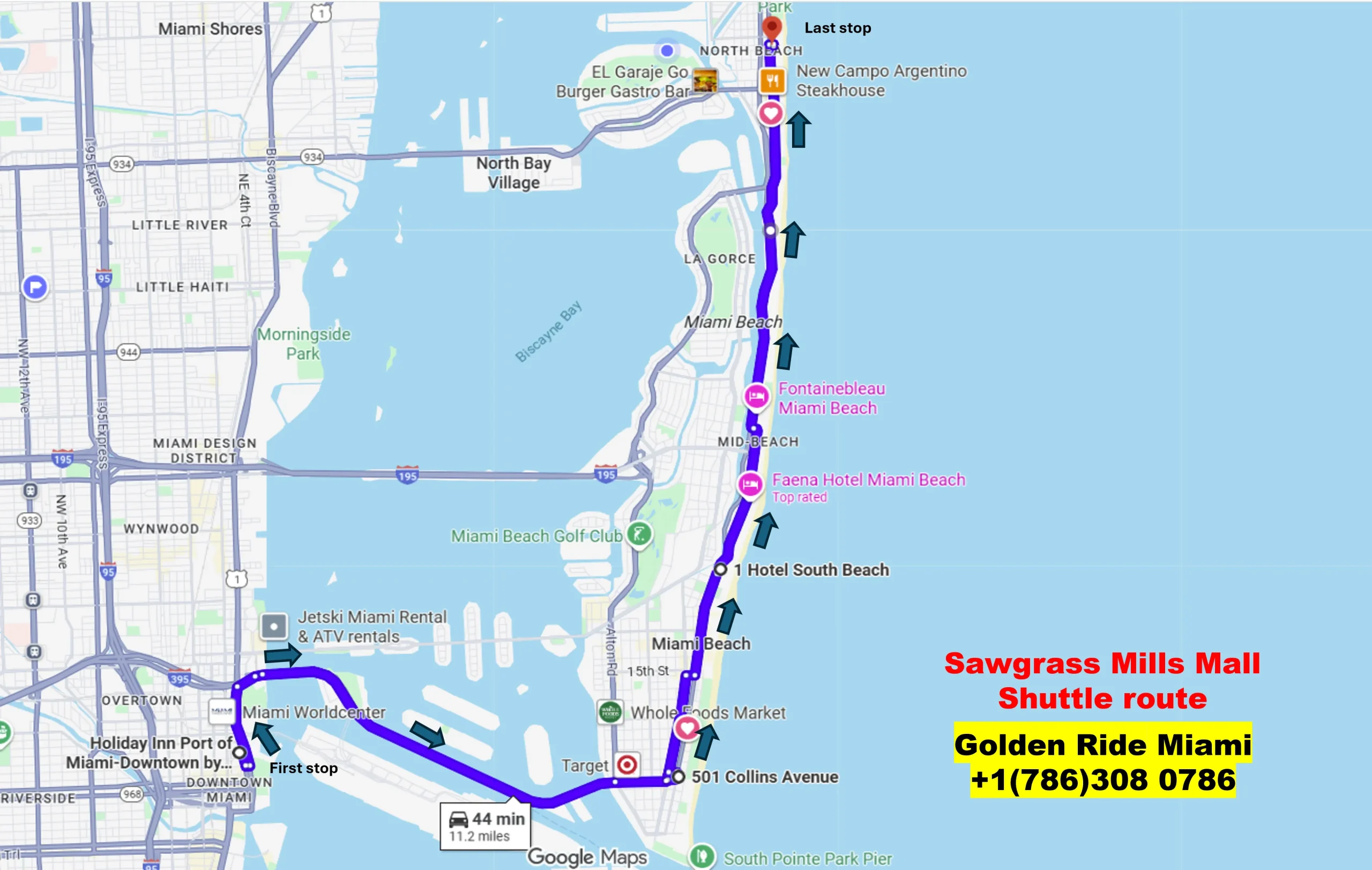 Como ir a Sawgrass desde Miami Beach
