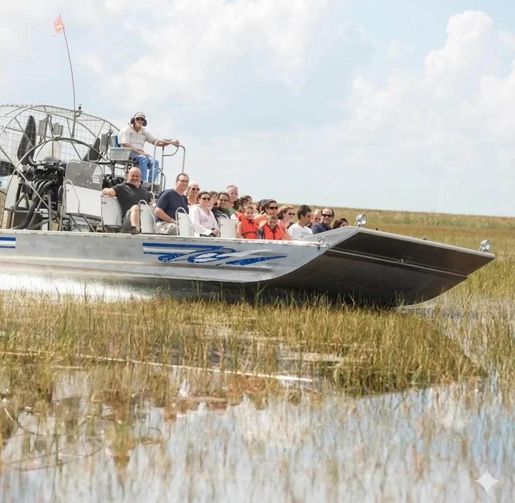 shared Everglades tour from Miami Beach