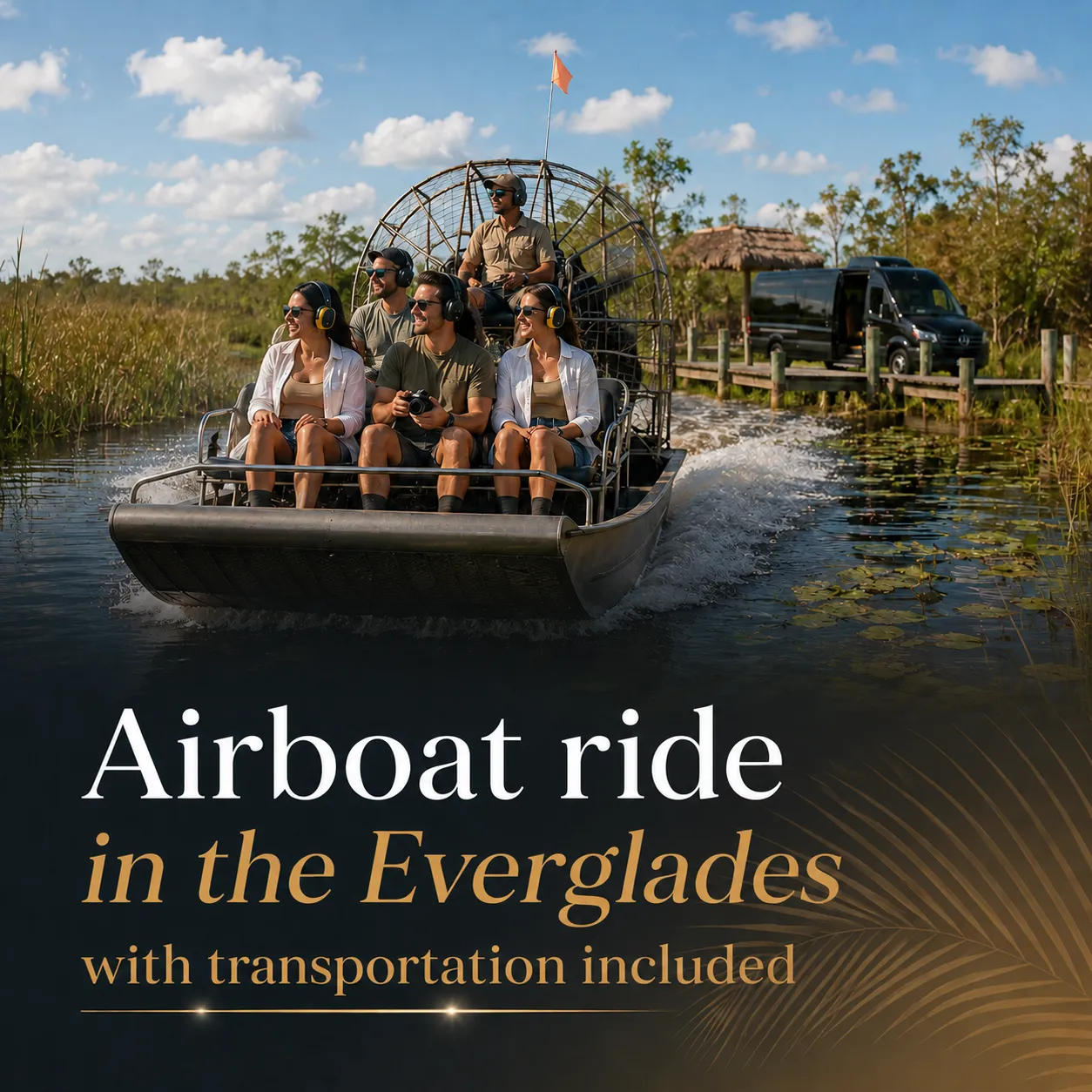 Everglades tour with transportation from Miami Beach