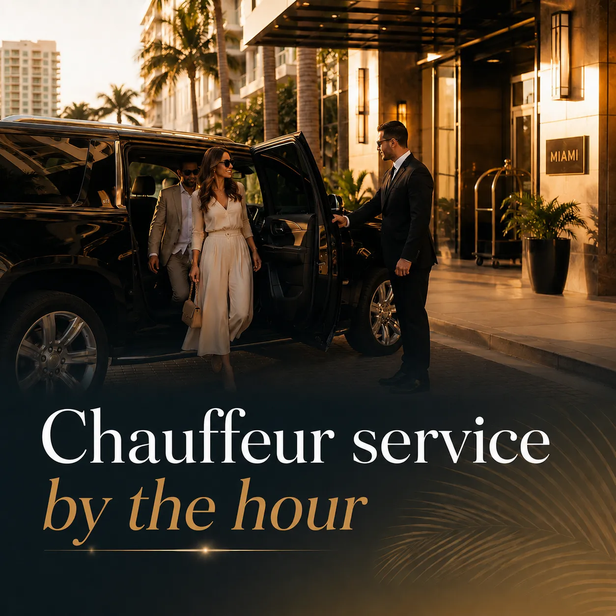 chauffeur service by the hour in miami